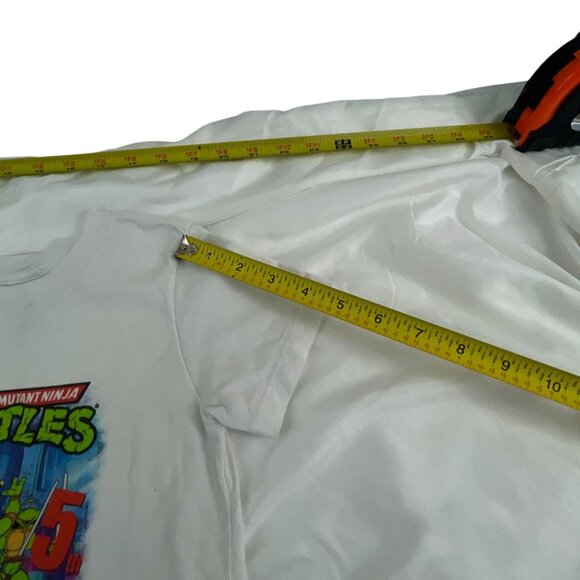 Teenage Mutant Ninja Turtles Kids White Birthday T-Shirt "Its My 5th Birthday" - Picture 5 of 5